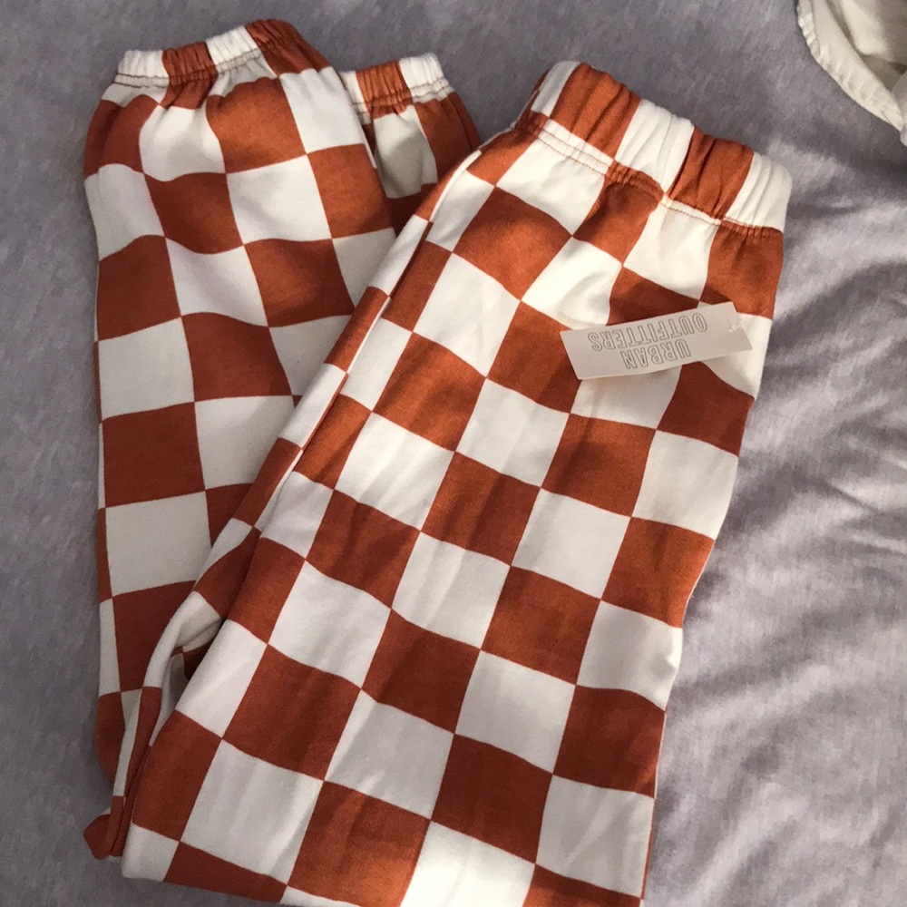 Checkered UO sweats